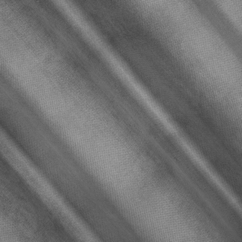 Siva zavjesa za zamračivanje od baršunaste tkanine 140 x 250 cm