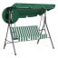 Pohodlná a stylová zahradní houpačka pro 3 osoby se stříškou