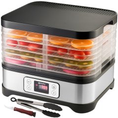 Uscător electric de ciuperci și fructe cu afișaj LCD - 400 W