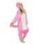 Růžové pyžamové overaly kigurumi pegas velikost L