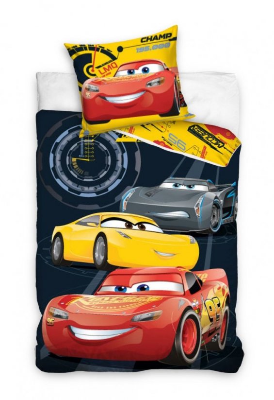 CARS posteľné obliečky pre chlapcov