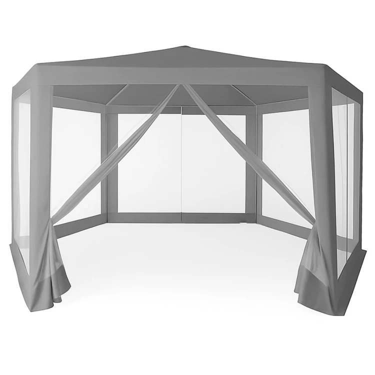 Gazebo da giardino con zanzariera 2 x 2 m