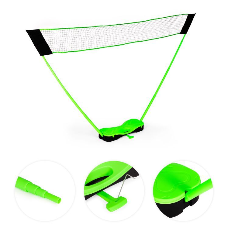 Set da badminton MovePro con rete e racchette