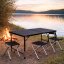 Masă de camping pliabilă cu scaune - set pentru drumeții pentru 4 persoane