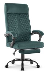 Ergonomická kancelářská židle HC-1030 s pružinovým sedákem a nosností 120 kg – smaragdová