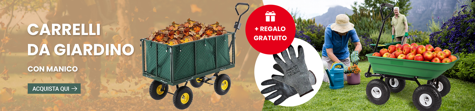 Carrelli da giardino