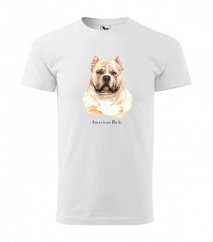 T-shirt da uomo per gli amanti della razza del cane American Bully
