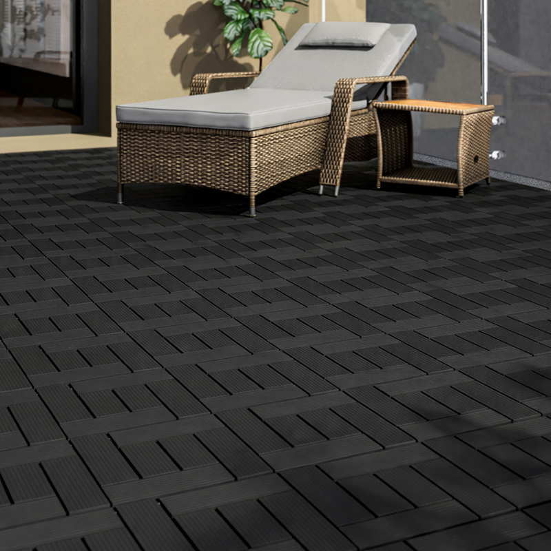 WPC pločice za terasu Mozaik antracit 30 × 30 cm