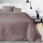 Prošívaný jednobarevný přehoz na postel starorůžové barvy