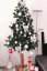 Splendido albero di Natale leggermente innevato con tronco 220 cm
