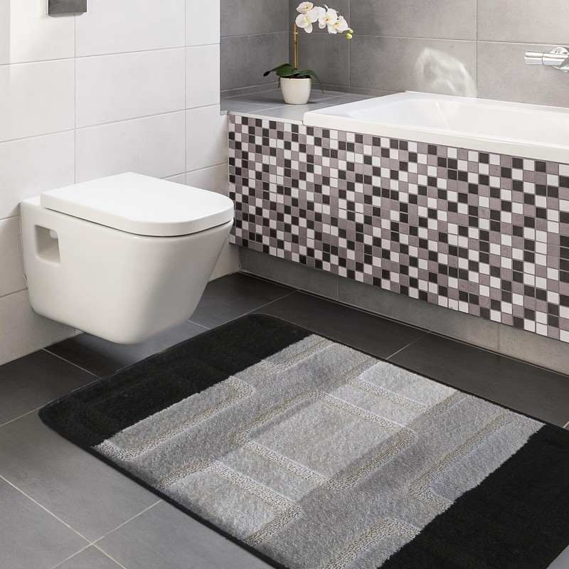 Комплект килимчета за баня без изрязване - Размерът на килима: 50 cm x 80 cm + 40 cm x 50 cm