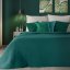 Cuvertură de pat mată, de o culoare turcoaz - Mărimea: Lăţime: 220 cm | Lungime: 240cm