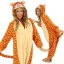 Narancssárga kigurumi overál tigris motívummal S méretű