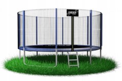 Trampolin für Kinder 366 cm + Schutznetz + Stufen 12FT