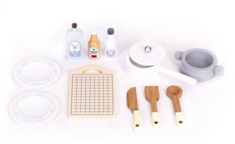 Štýlová a funkčná detská kuchynka s doplnkami