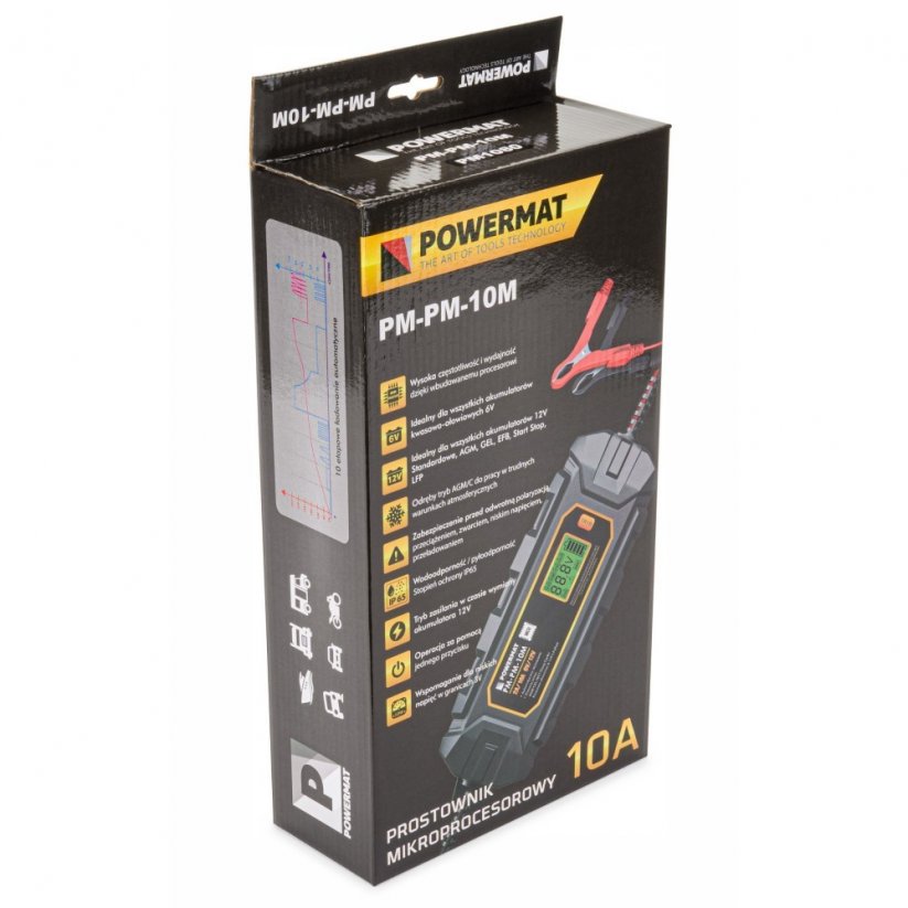 Batterie-Mikroprozessor-Gleichrichter 6 / 12V PM-PM-10M