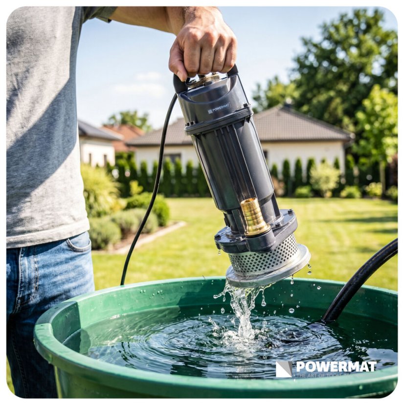 Ponorné čerpadlo pro čistou a znečištěnou vodu, 550 W, 7 500 l/h, 14 m