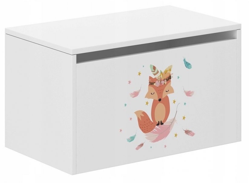 Otroška škatla za shranjevanje s ljubko lisico 40x40x69 cm
