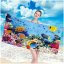Brisača za plažo z vzorcem podvodnega sveta, 100 x 180 cm