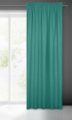 Wunderschöner türkisfarbener Knebelvorhang mit Black-out-Funktion 140x270 cm