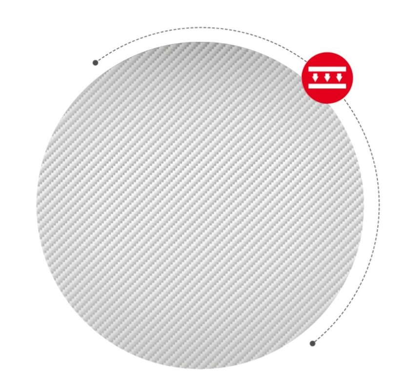 Priestranný rohový stôl HERO 6.3 v bielej farbe