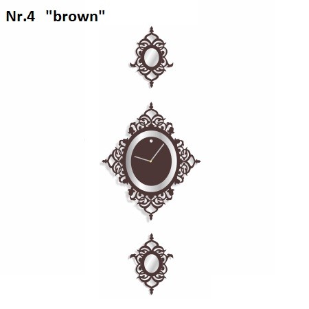 Černé nástěnné hodiny do ložnice - Barva produktu: Sivá
