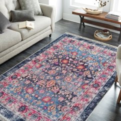 Moderní koberec do obývacího pokoje s orientálním vzorem