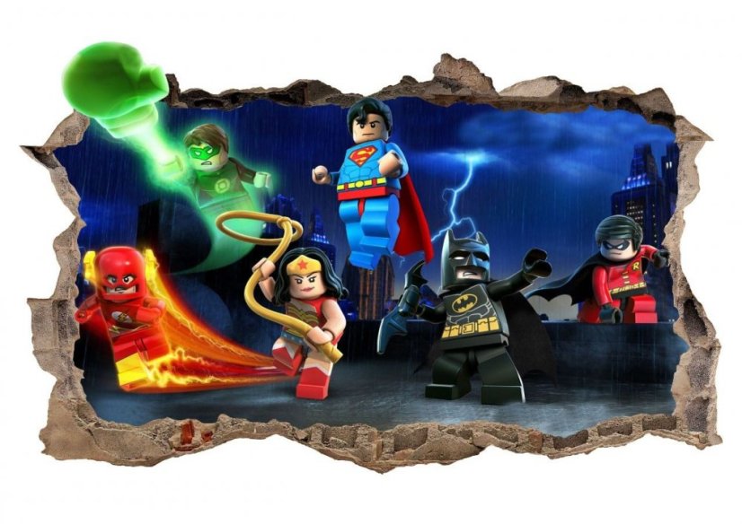 Nálepka na stenu lego Batman