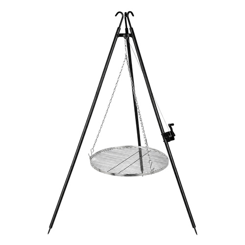 Vrtni roštilj Kaminer Tripod – tronožac s podesivom rešetkom za roštilj 70 cm