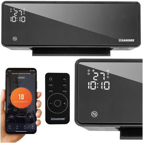 Cortina d'aria ZELVION 2000W con WiFi e riscaldatore ceramico PTC