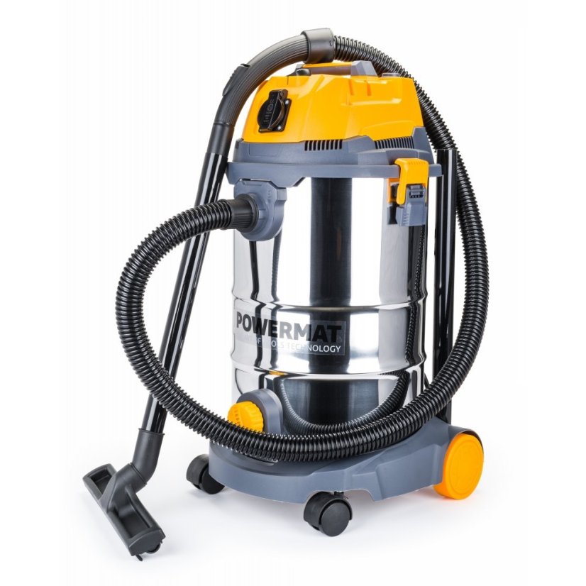 Průmyslový vysavač PM-OD-30M FC o výkonu 1600W Dry/Wet + třepačka filtru