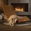 Lettino a dondolo per sauna Java in legno di acacia