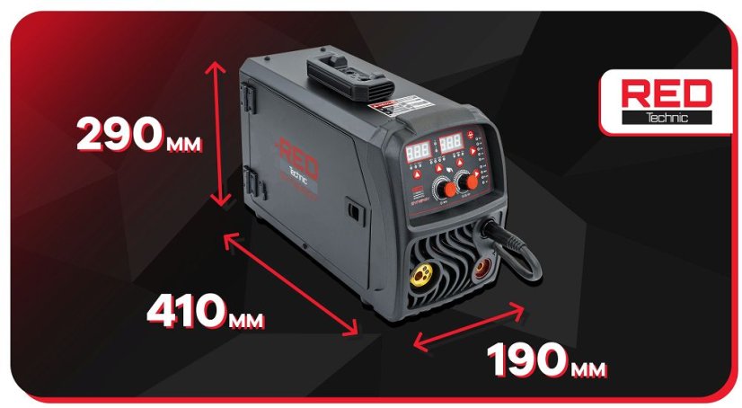 Saldatrice a inverter RTMSTF0152 - MIG-MAG 180A FLUX/MMA/LIFT-TIG