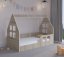 Детско легло Montessori house 140 x 70 cm в дъб сонома