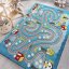 Sensory Kinderteppich blau