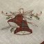 Crăciun masă runner de masă cu broderie clopot