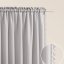 Světle šedý závěs Lara na stuhu se střapci 140 x 250 cm