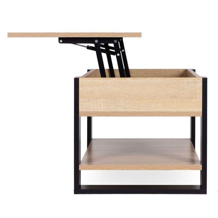 Skládací konferenční stolek s výklopnou deskou 90 cm