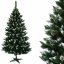 Albero di Natale, pino opaco con pigne 180 cm