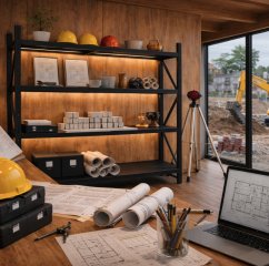 Metallregal für Lager, Garage und Werkstatt - 800 kg, 4 Böden