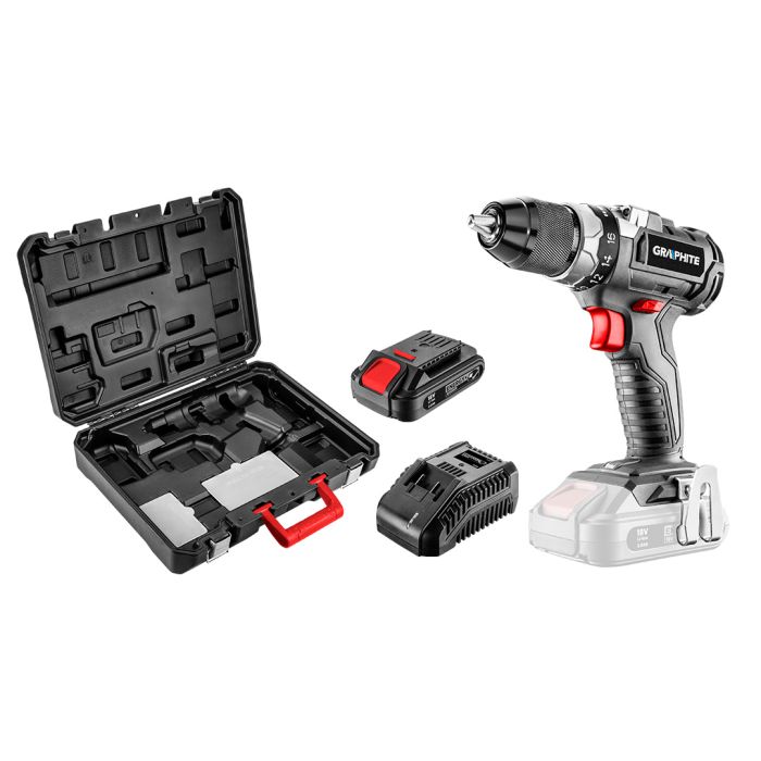Trapano a batteria Energy+ 18V 58G019-SET1 GRAPHITE