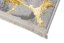 Teppich mit Goldmotiv für das Wohnzimmer