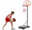 Košarkarski obroč z nastavljivim stojalom 165 - 205 cm