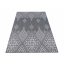Dizajnerski sivi tepih s razrađenim uzorkom - Veličina: Širina: 80 cm | Duljina: 150 cm