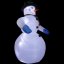 Nafukovací snehuliak s LED osvetlením