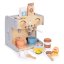 Hölzerne Kinder-Kaffeemaschine 2in1 mit 26 Zubehörteilen