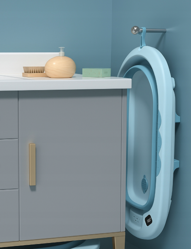 Összecsukható babakád VAIANA PREMIUM párnával - több színben