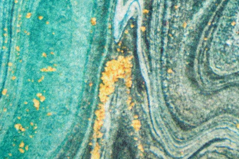 TOSCANA Modern szőnyeg a zöld és a kék árnylataiban
