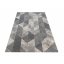 Elegantní vzorovaný koberec do obýváku šedé barvy
