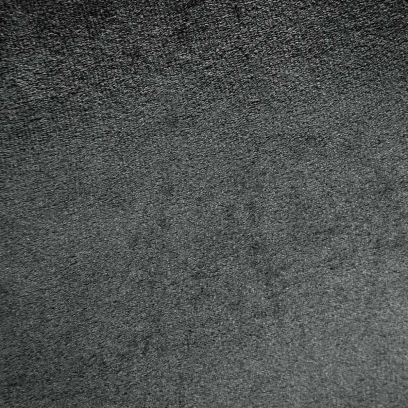 Černý sametový závěs na kruhy do obýváku - Rozměr: Délka: 250 cm